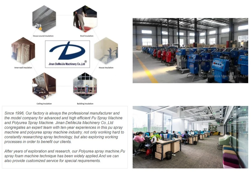 Dmj High Quality Polyurethane PU Spray Foam Machinery for Insulation